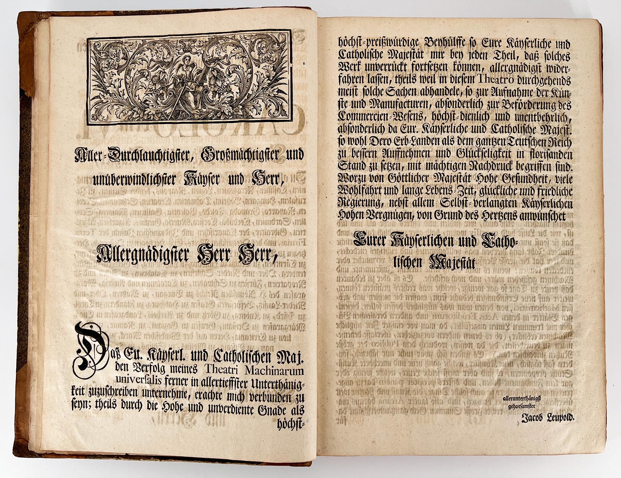 « Theatri statici universalis » de Jacob Leupold, première édition en vente 1
