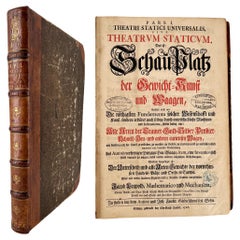 Theatri statici universalis di Jacob Leupold - PRIMA EDIZIONE