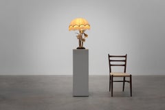 Theatrical Hollywood regency table lamp by Galeotti, Italy 1970s