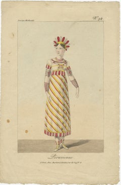 Representación teatral de una mujer peruana en el arte europeo del siglo XIX
