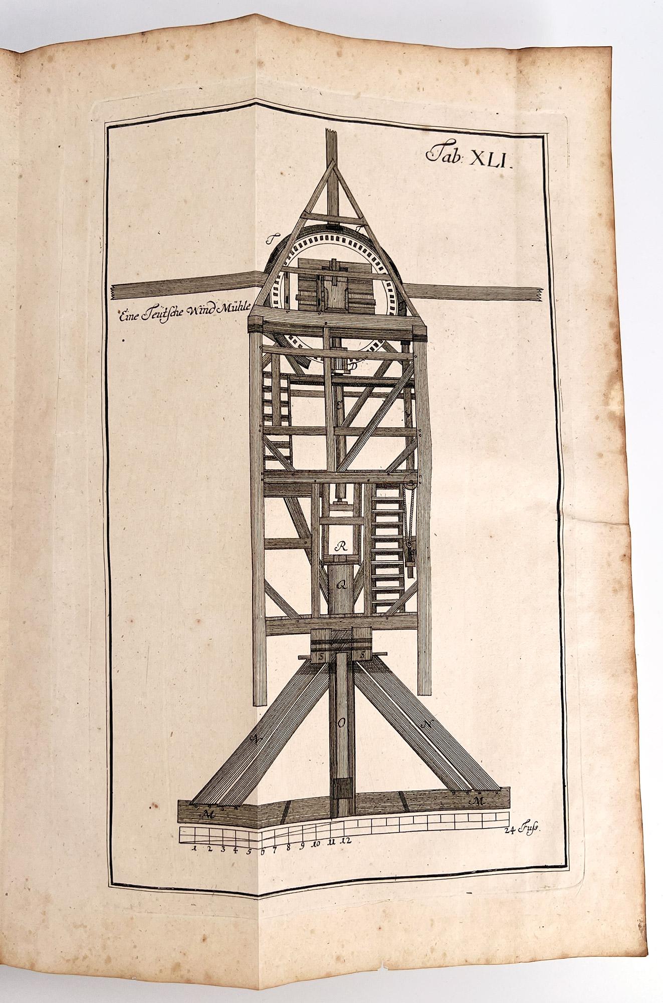 German Theatrum Machinarum Generale. by Jacob Leupold - FIRST EDITION For Sale