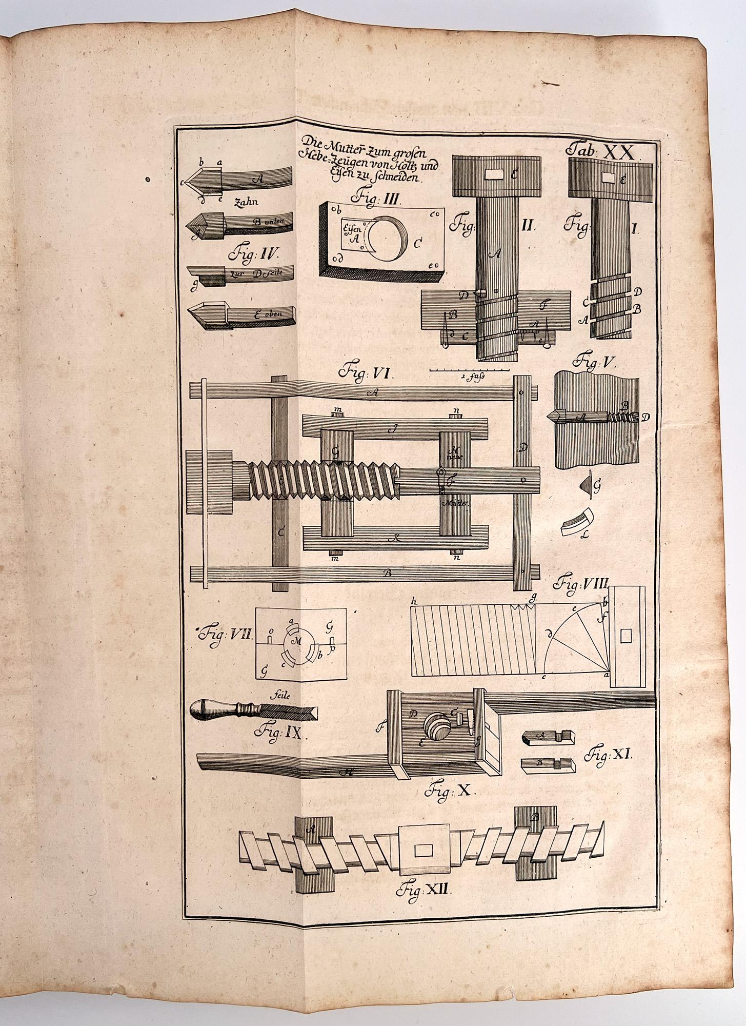 Theatrum Machinarum Generale. by Jacob Leupold - FIRST EDITION For Sale 3
