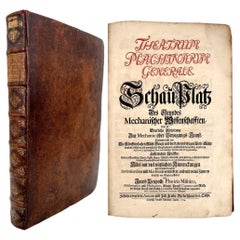 Theatrum Machinarum Generale. di Jacob Leupold - PRIMA EDIZIONE