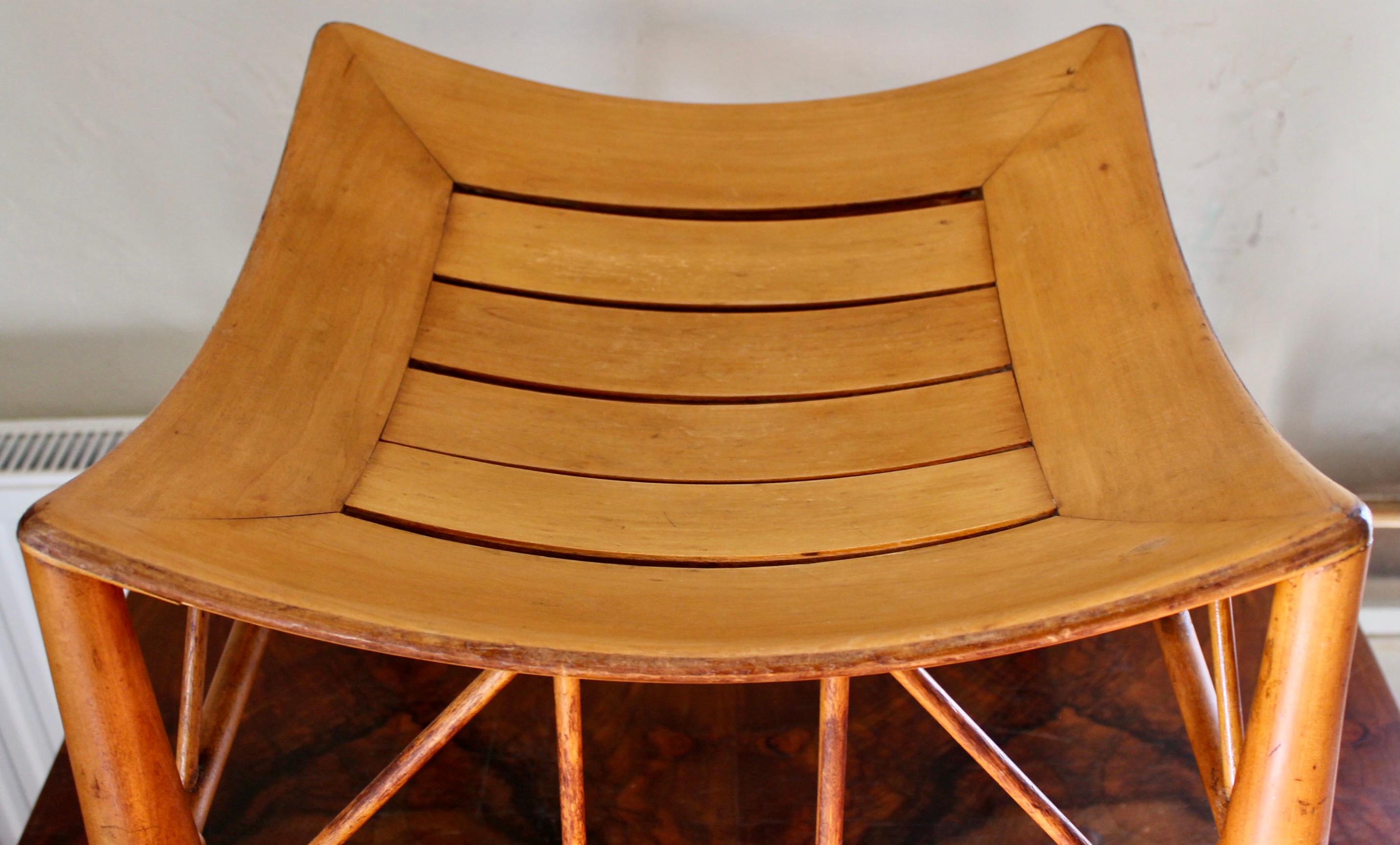 Egyptian Revival Thebes Stool For Sale