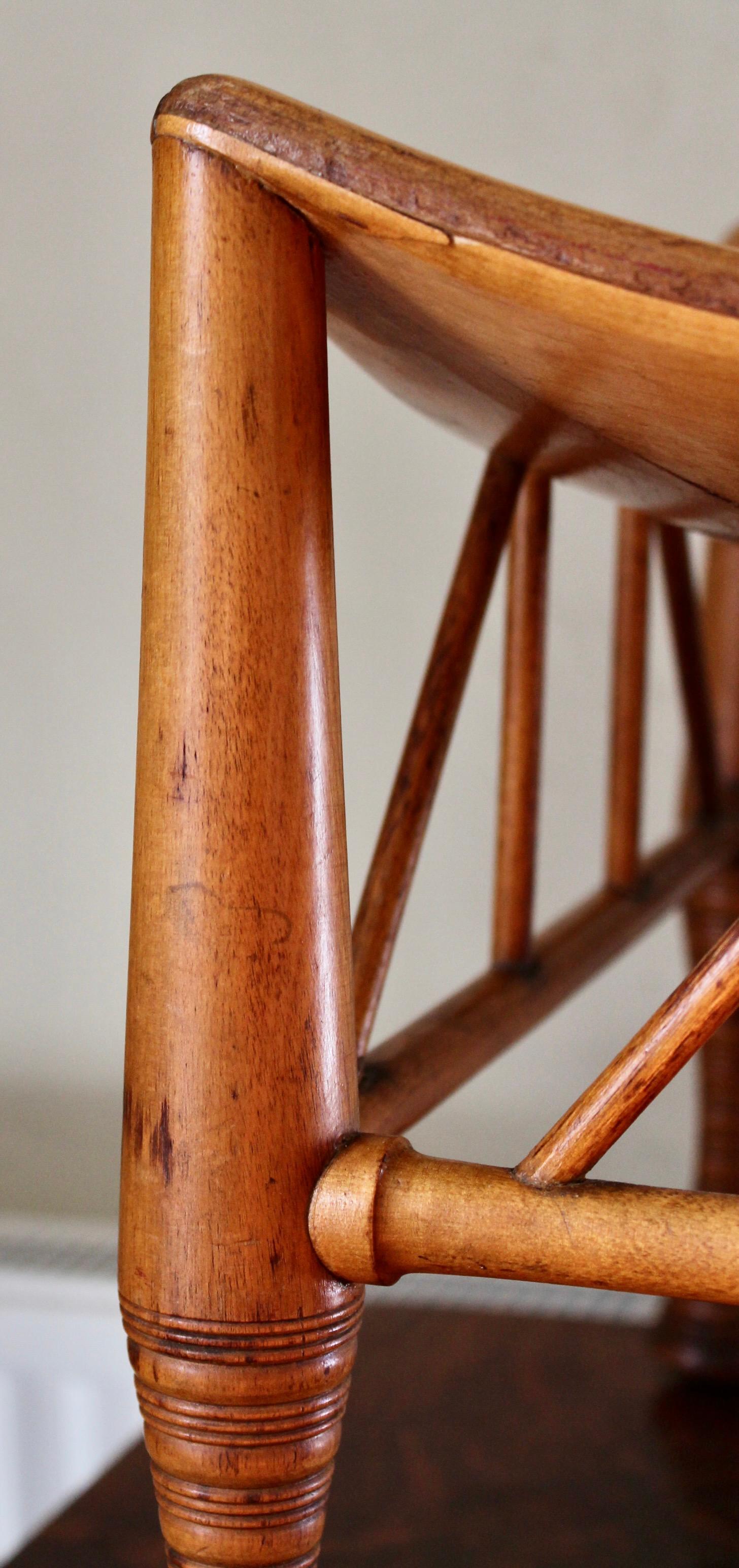 Hand-Crafted Thebes Stool For Sale