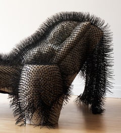 Large scale sculpture: 'Blackty Black Blanket '