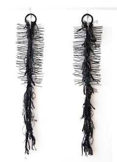 Large Wall Sculpture: 'Black Ballerinas'