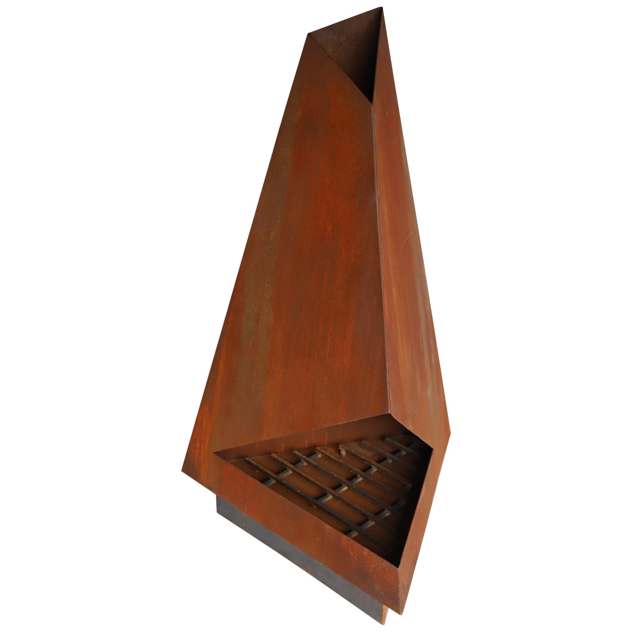 Modern Chiminea 5 For Sale on 1stDibs modern steel chiminea, mid