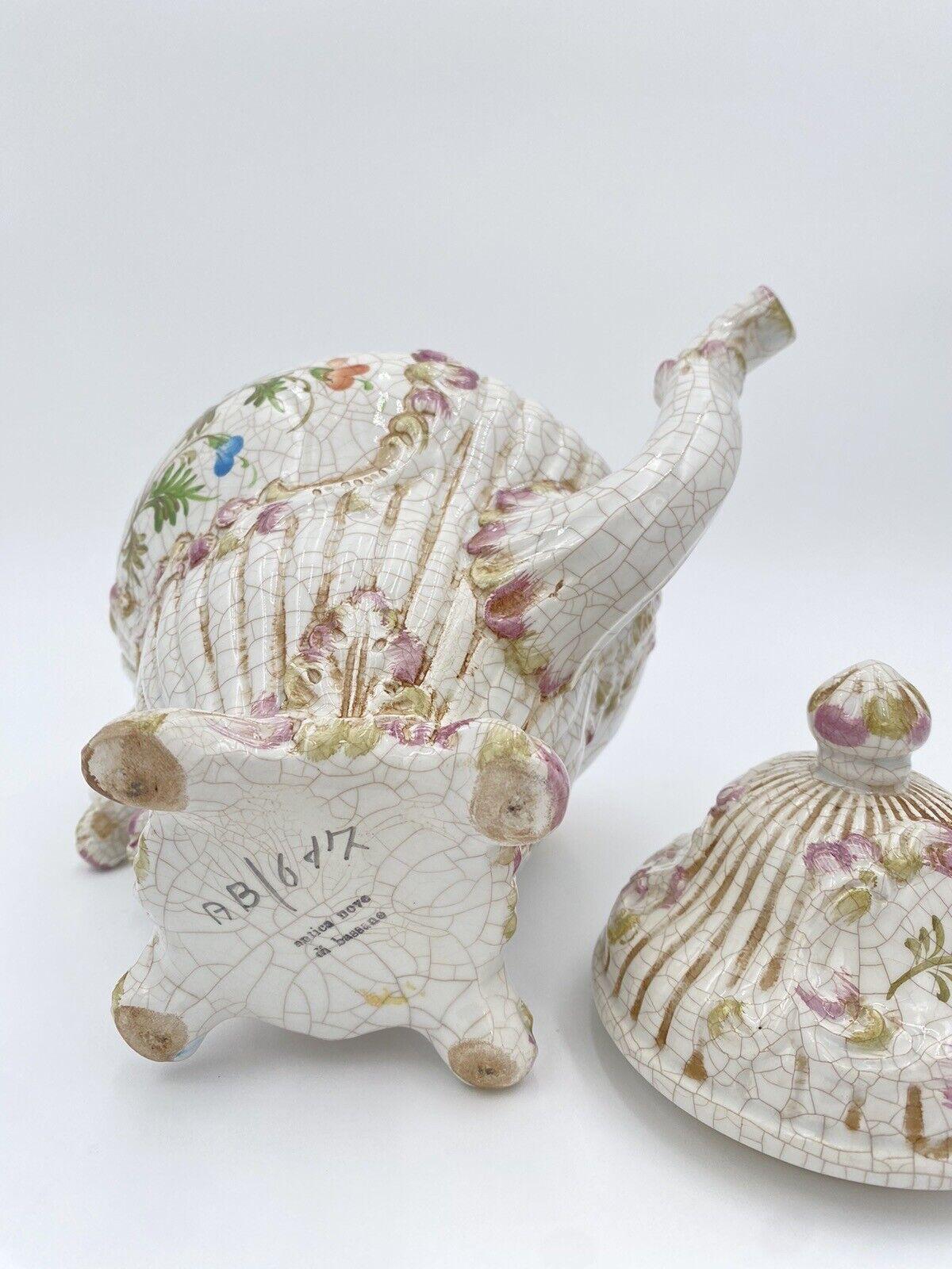 Ceramica Theiera Primi del ‘900 Antica Nove di Bassano in vendita