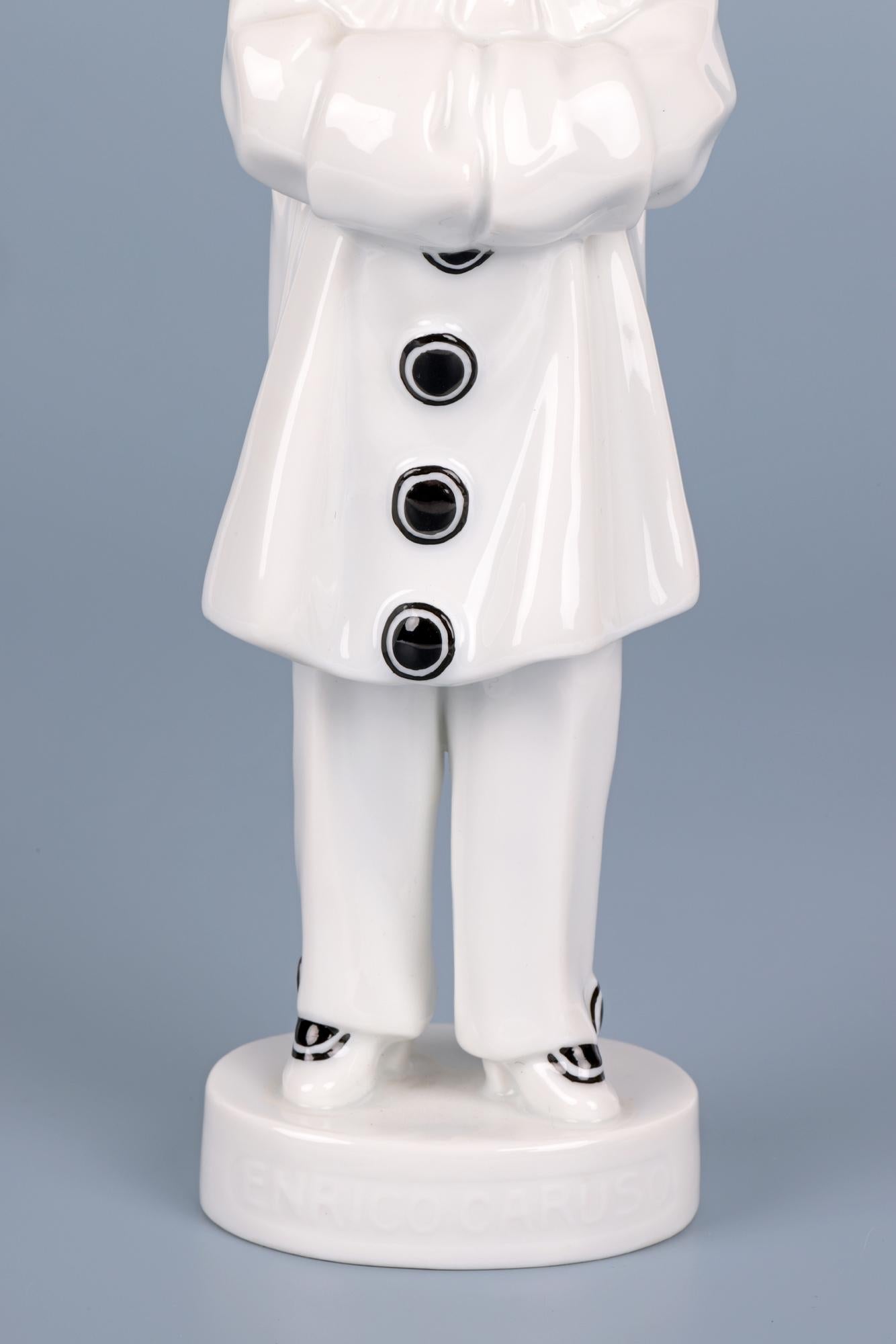 Allemand Harth-Altmann - Figure d'Enrico Caruso en porcelaine de Rosenthal en vente