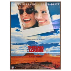 Thelma and Louise Walnut Frame Poster, 1991