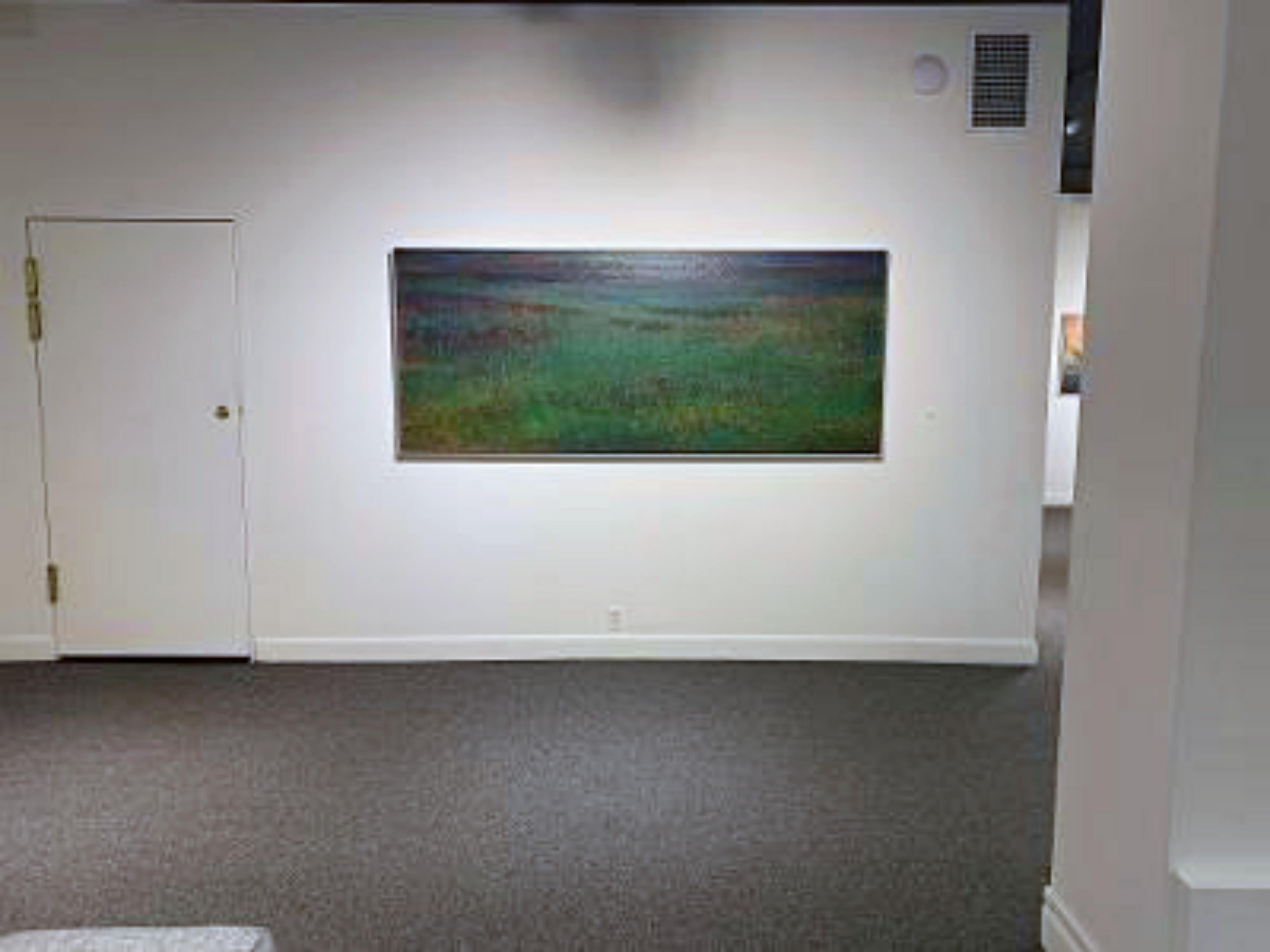 Anochecer, Acrílico y óleo paisaje, firmado, enmarcado, Procedencia Museo - Painting Contemporáneo de Thelma Appel