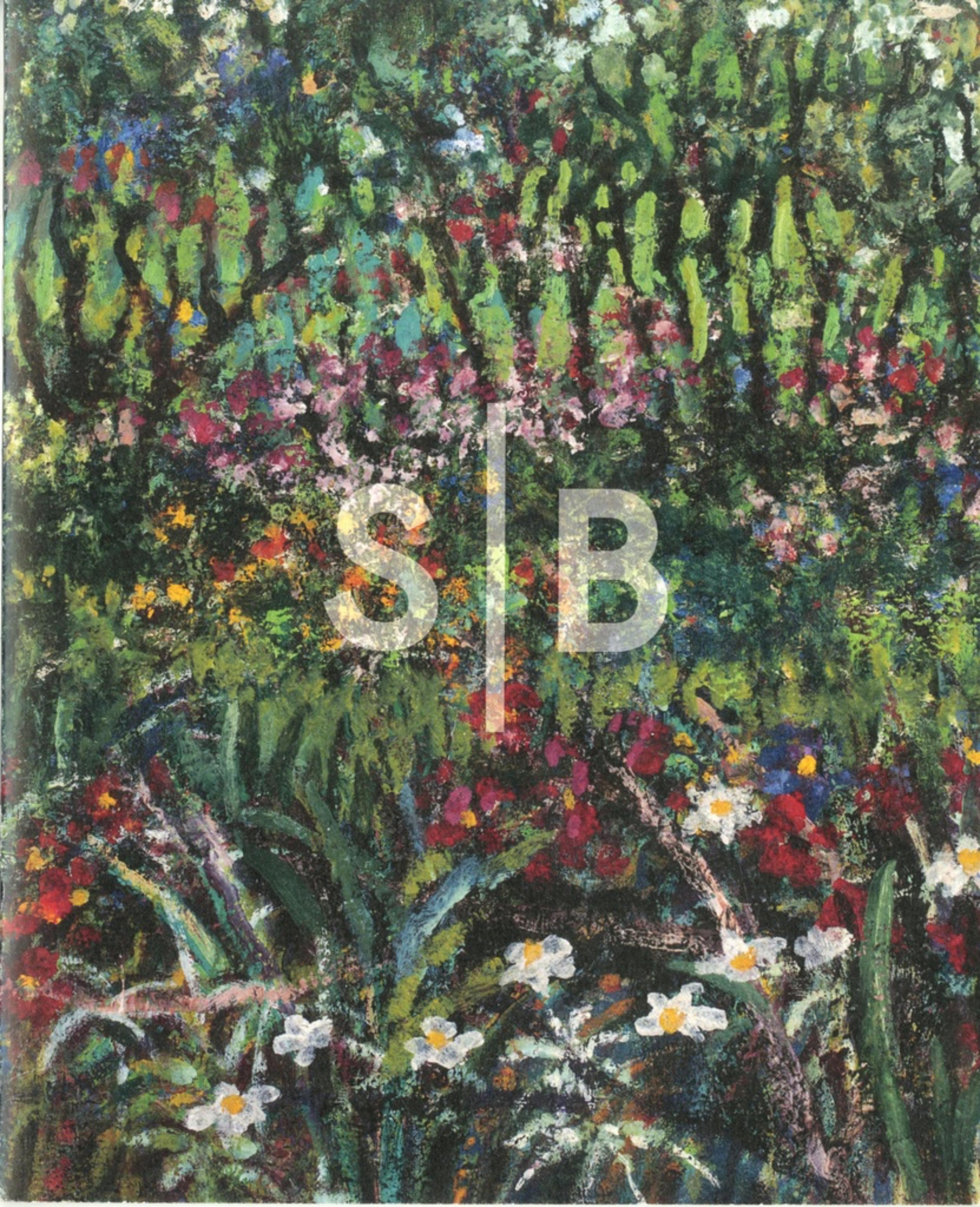 Prairie Flowers (unique signed acrylic landscape painting) For Sale 1