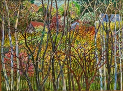 Thelma Appel French Hill Spring formidabile dipinto paesaggistico unico e firmato Incorniciato