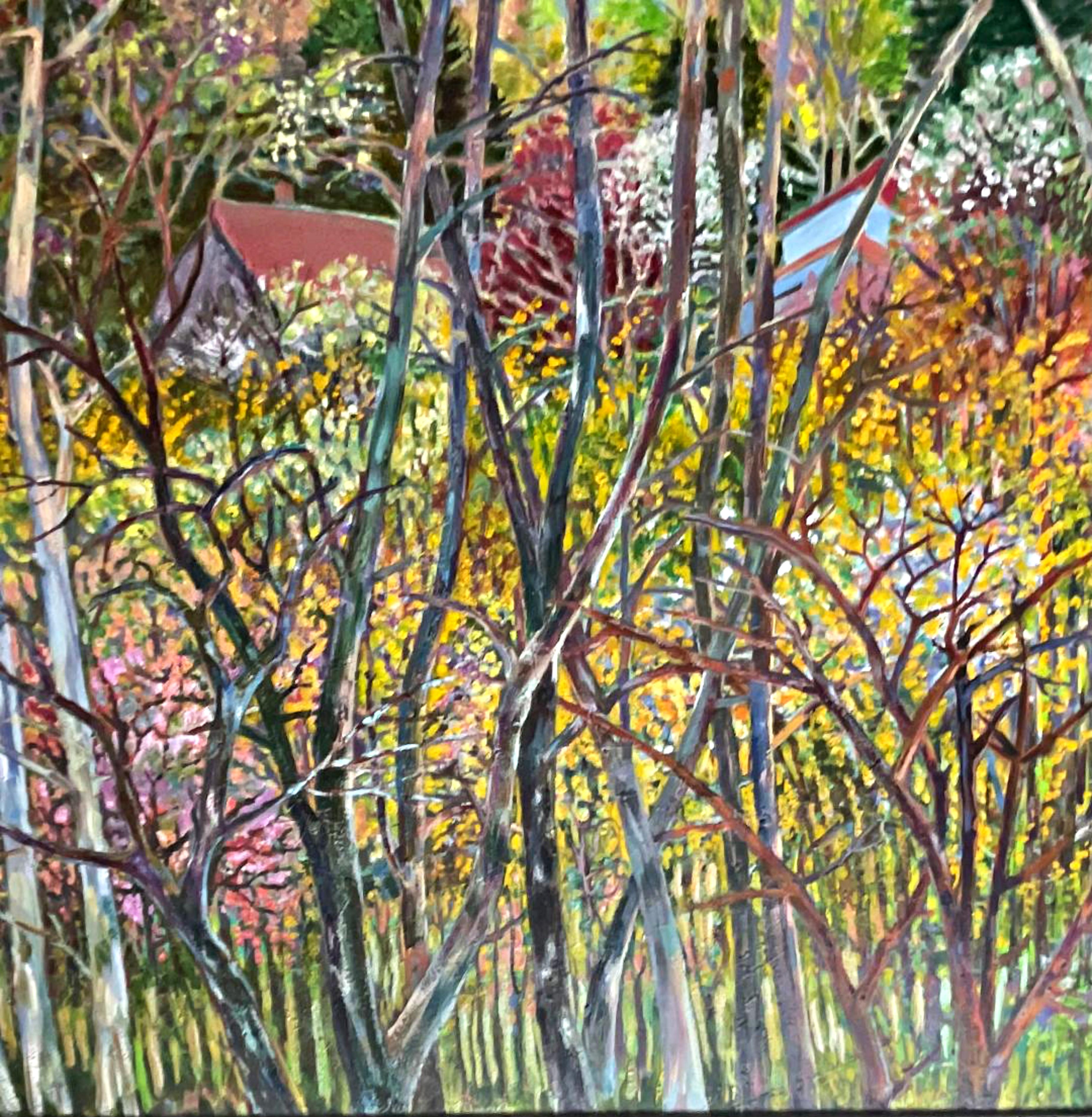 Thelma Appel French Hill Spring terrific unique signed landscape painting Framed en vente 2