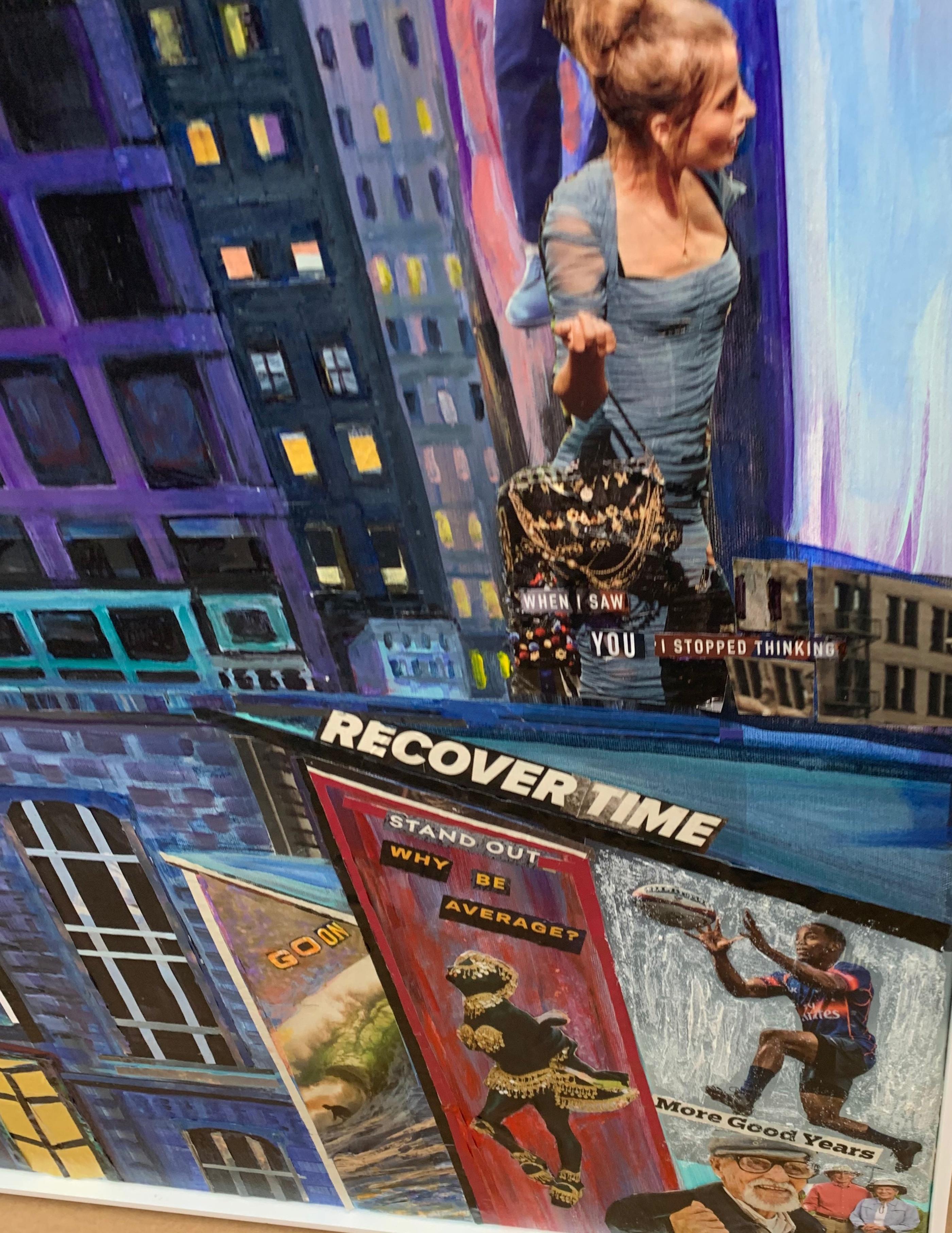 Thelma Appel
Times Square XI (Erholungszeit), 2018
Acryl und Collage auf Leinwand
Handsigniert, betitelt und datiert vom Künstler auf der Rückseite
Ausgestellt in der kuratierten Ausstellung 