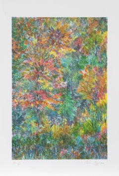 Carpenter Woods, serigrafía abstracta de Thelma Appel