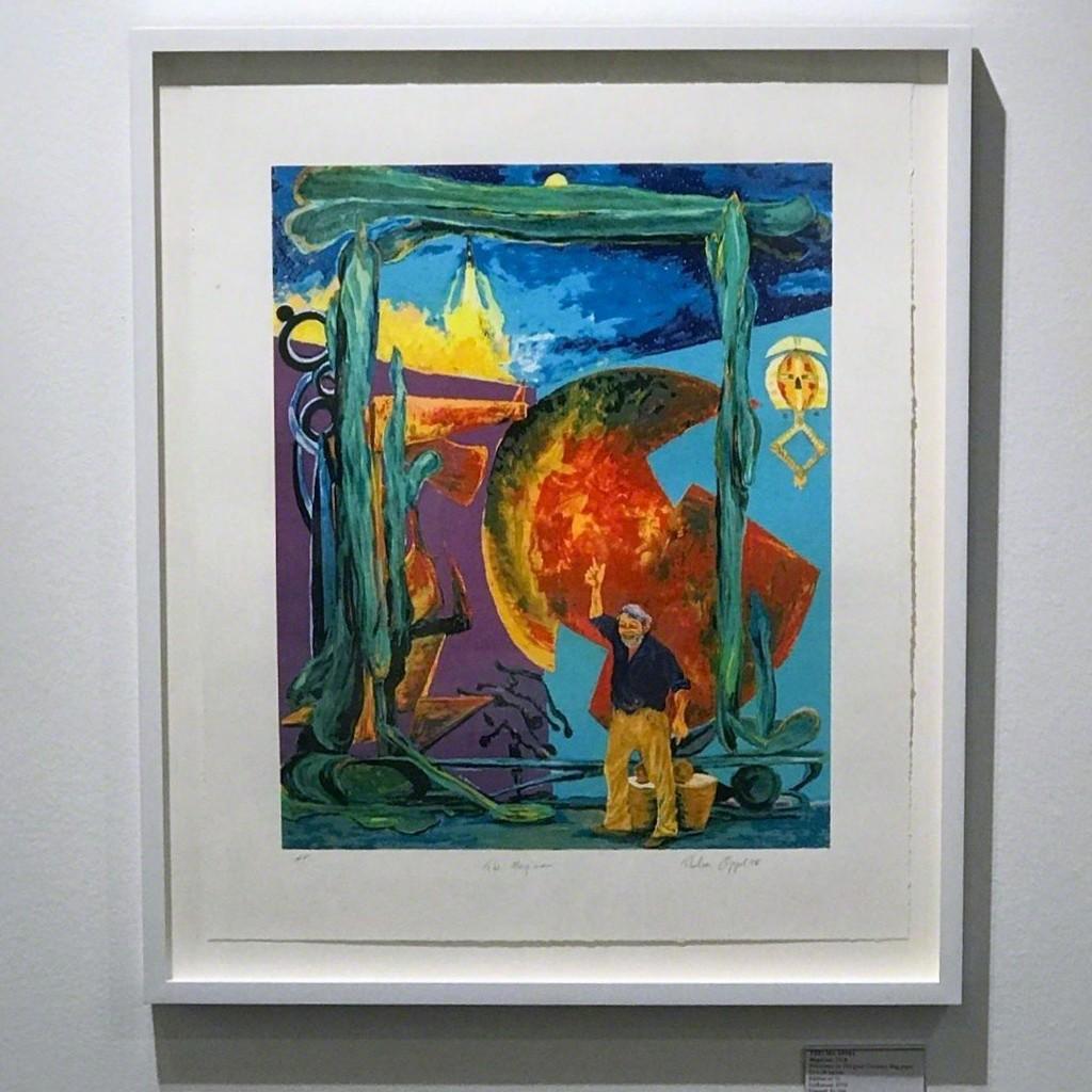The Magician homage to revered sculptor 18 Color silkscreen Signed, official COA - Print by Thelma Appel