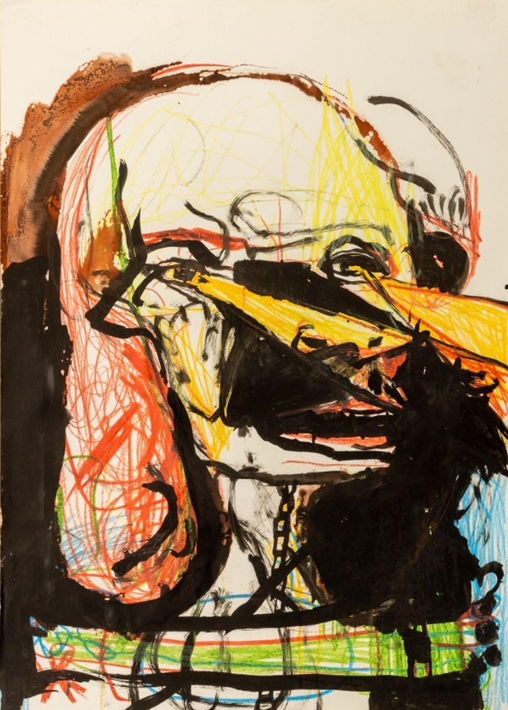 Dreizehn abstrakte Kompositionen (Abstrakter Expressionismus), Mixed Media Art, von Theo Boettger