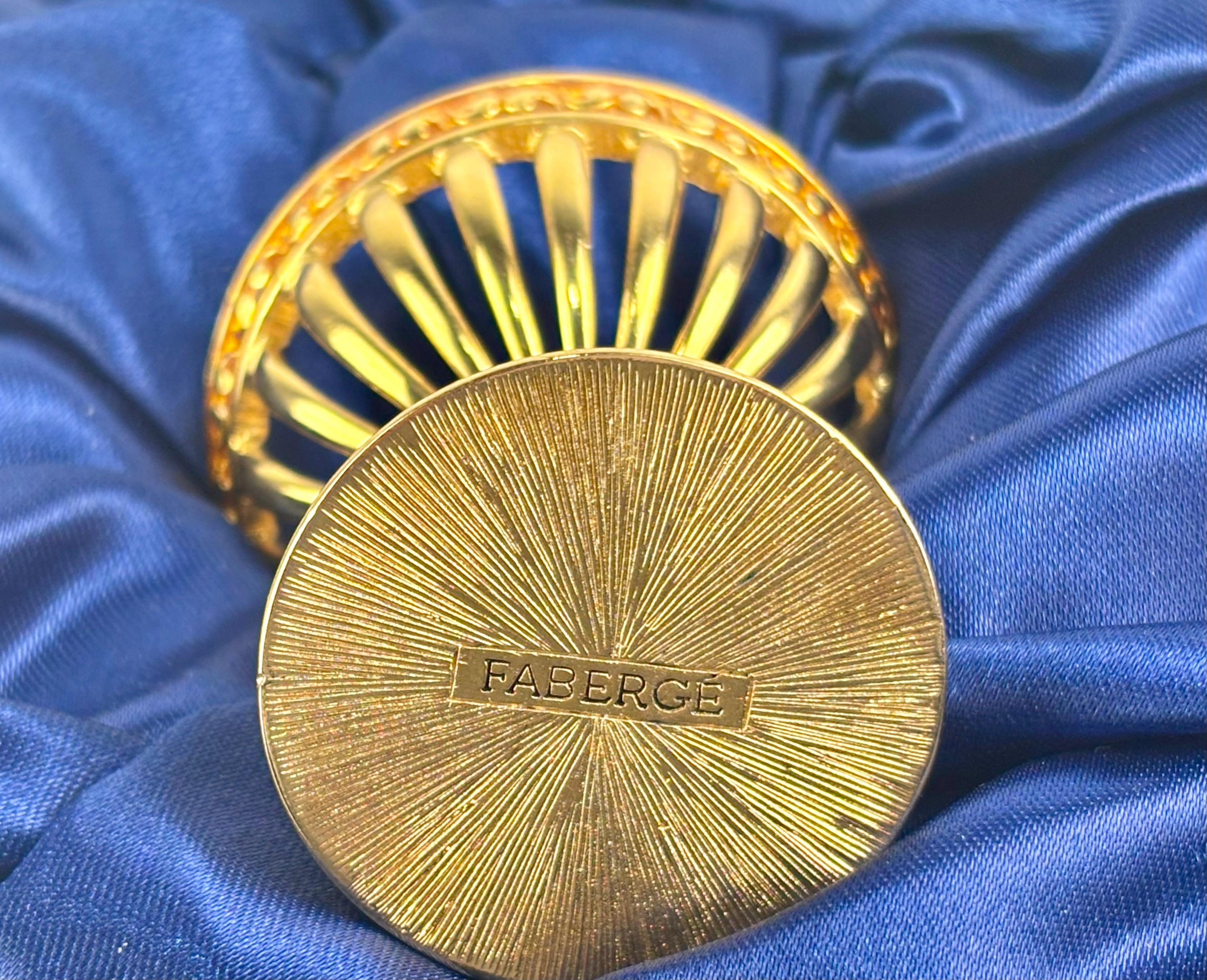 Fabergé - Huevo de cristal de roca y bronce -  Con certificado y caja original For Sale 1