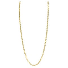 Theo Fennell - Collana a catena unisex con cavi spazzolati in oro 18 carati