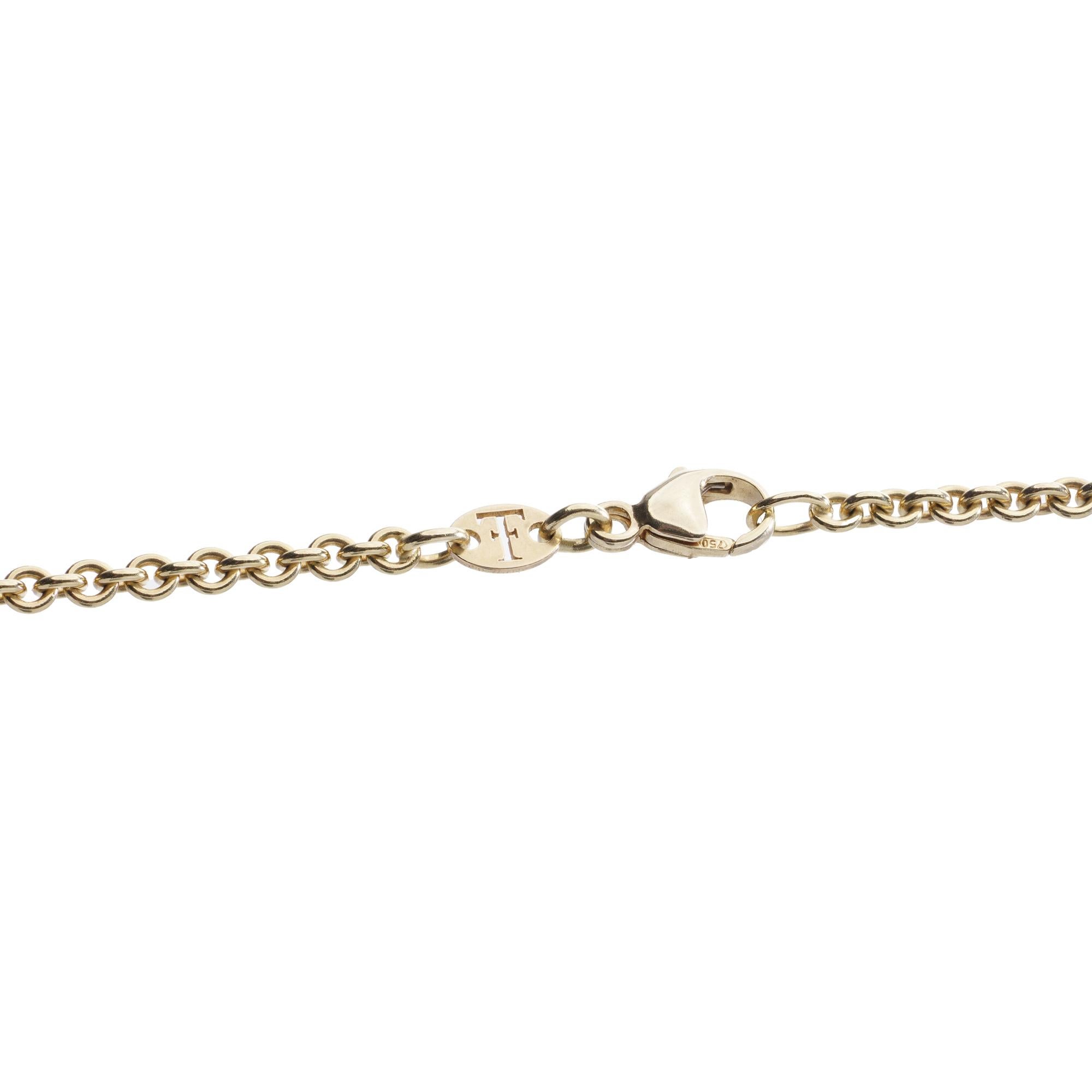 Ciondolo a forma di croce in oro 18kt con opali di fuoco di Theo Fennell in vendita 2