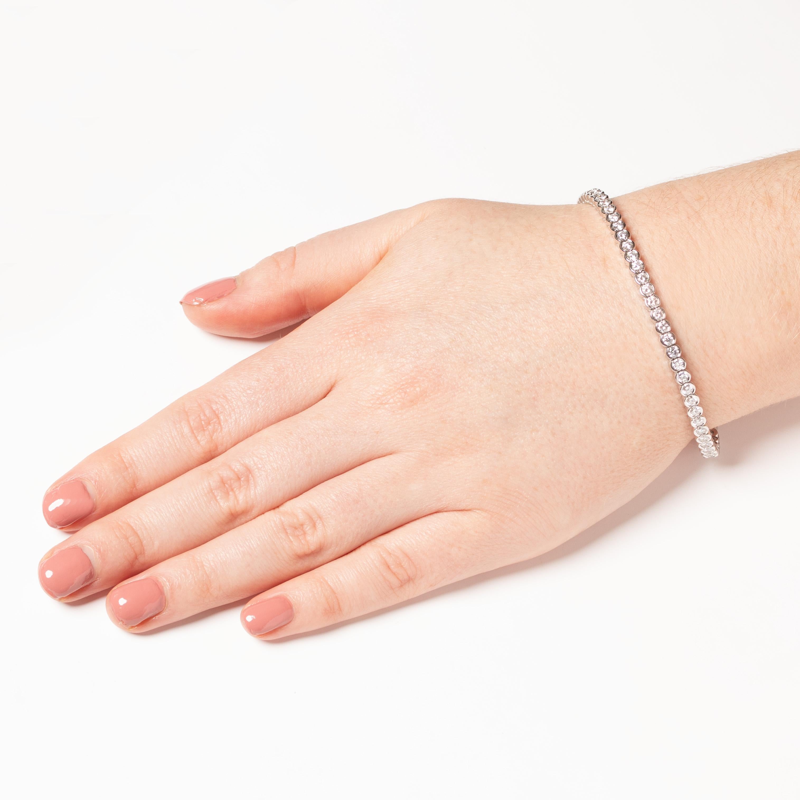 Theo Fennell Pulsera de tenis con diamantes de 6,10 ct en Bueno estado para la venta en London, GB