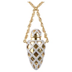 Theo Fennell designed Haute Joaillerie 18 carat yellow and white gold necklace
