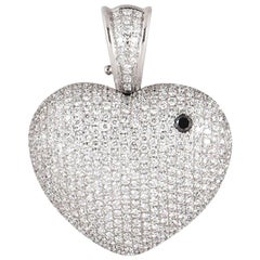 Theo Fennell Diamond Heart Art Pendant