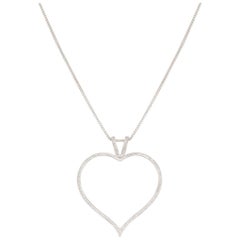 Theo Fennell Diamond Heart Necklace