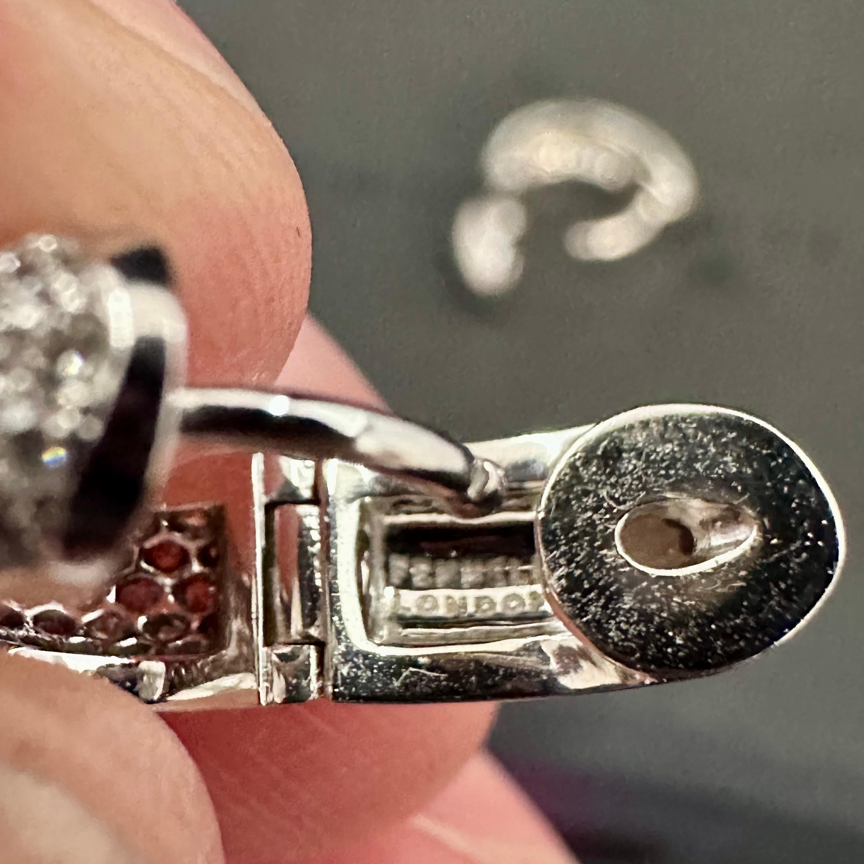 Theo Fennell Diamond Hoop Earrings For Sale 6