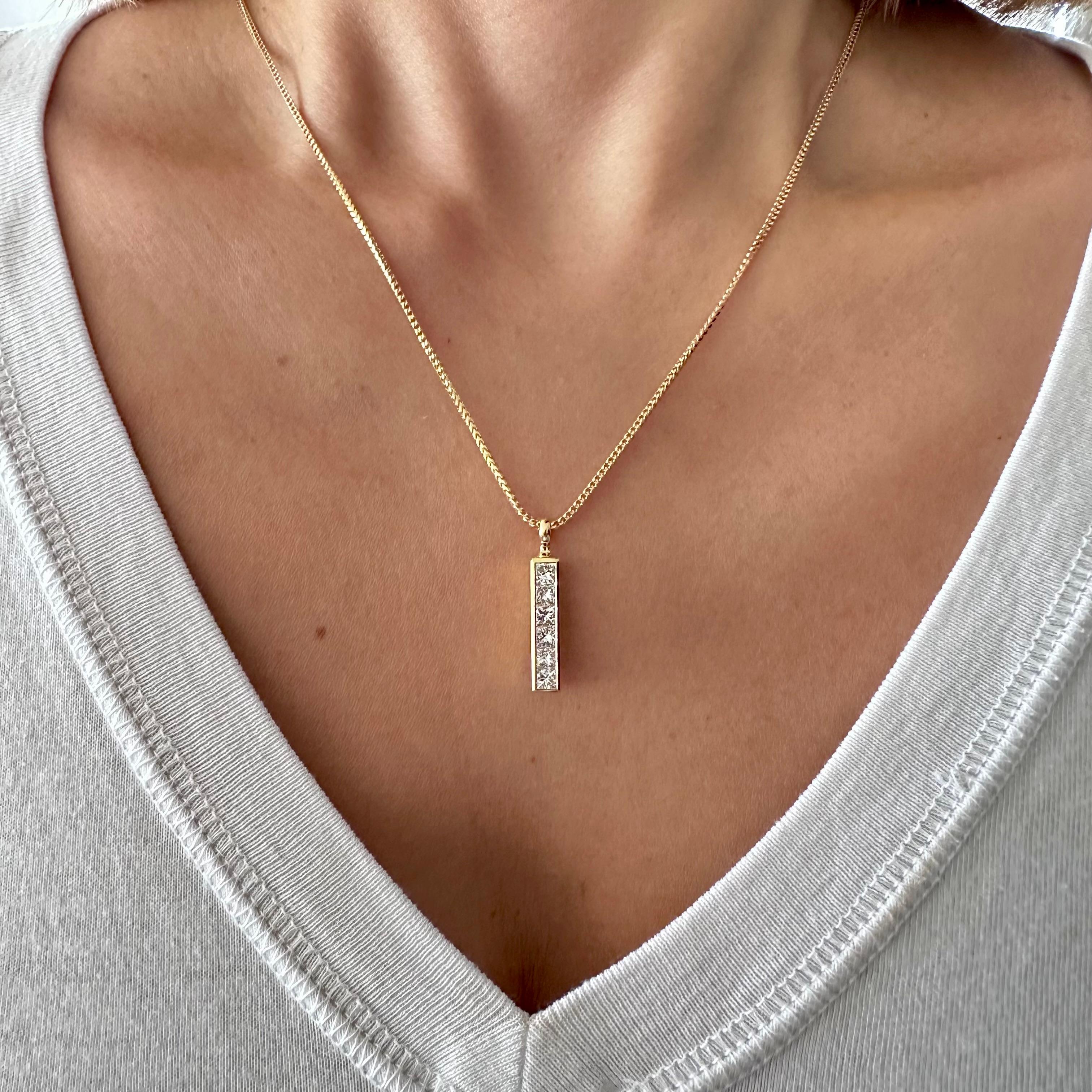 Theo Fennell Pendentif et chaîne en or jaune 18 carats avec diamants en vente 2