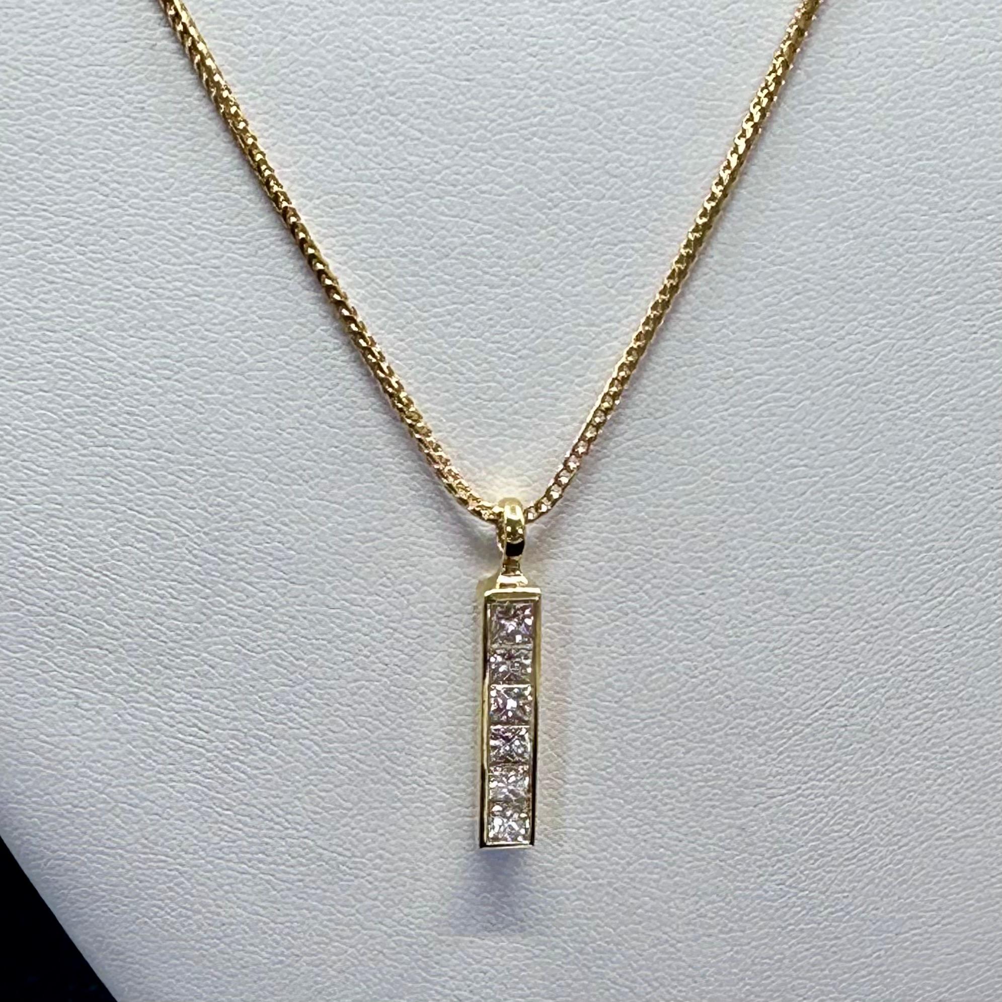Theo Fennell Pendentif et chaîne en or jaune 18 carats avec diamants en vente 3