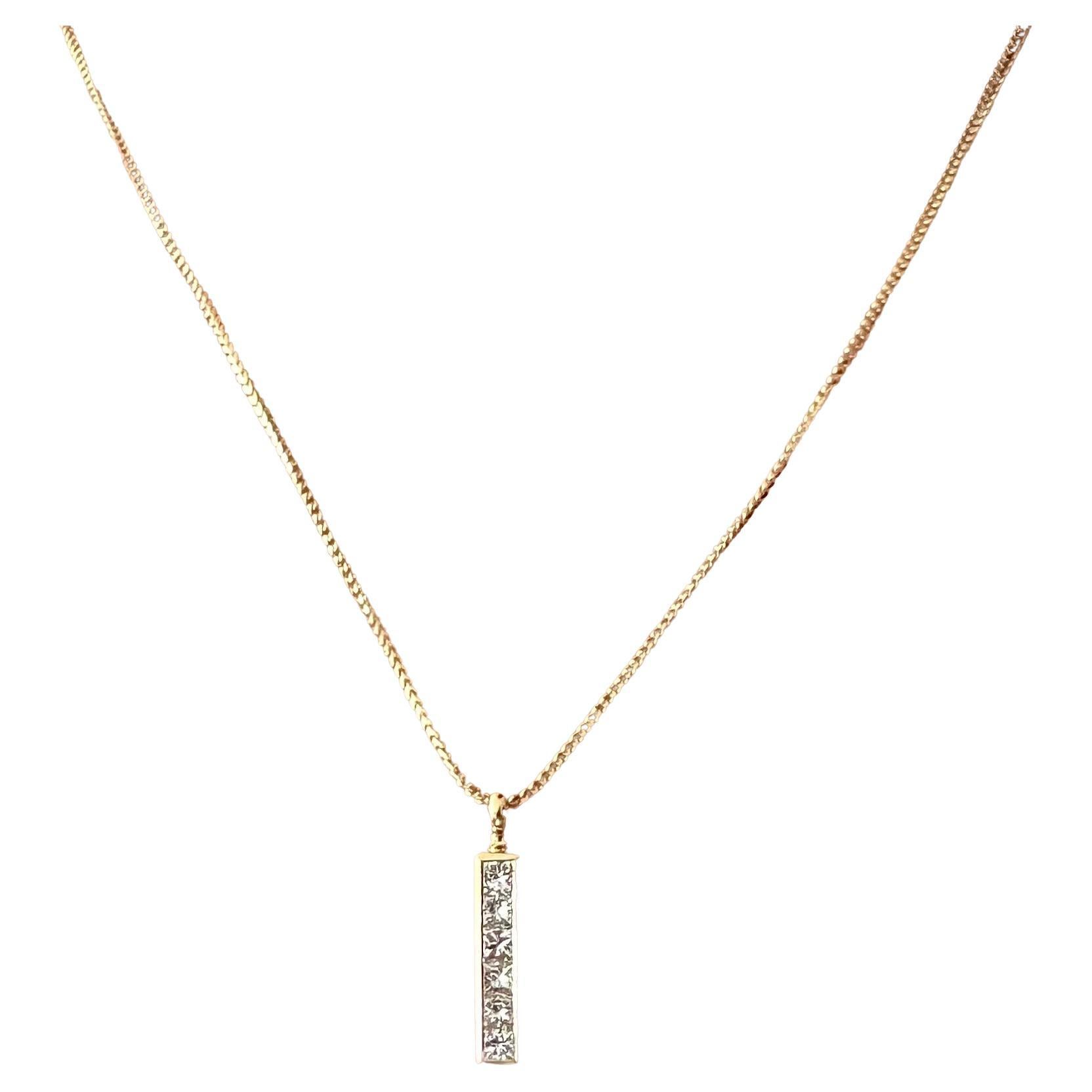 Theo Fennell Diamond Pendant and Chain 18k Yellow Gold  For Sale