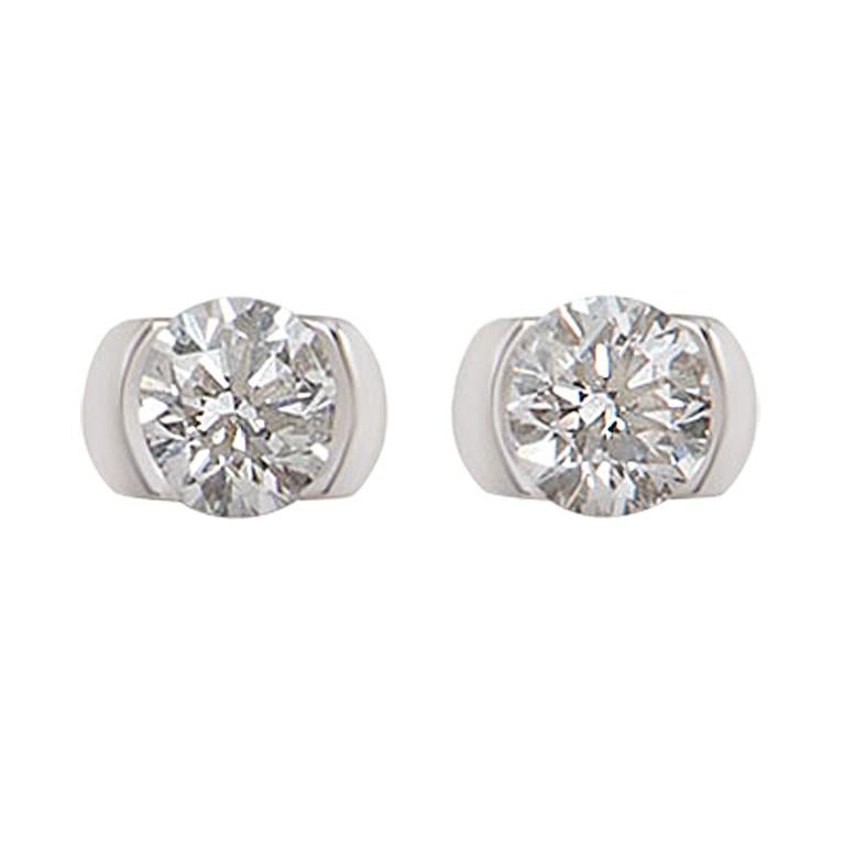 Theo Fennell Diamond Stud Earrings 0.50 Carat