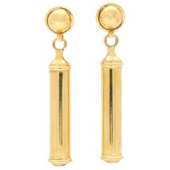 Theo Fennell Boucles d'oreilles en goutte en or jaune 18 carats et or massif de style néo-étrusque