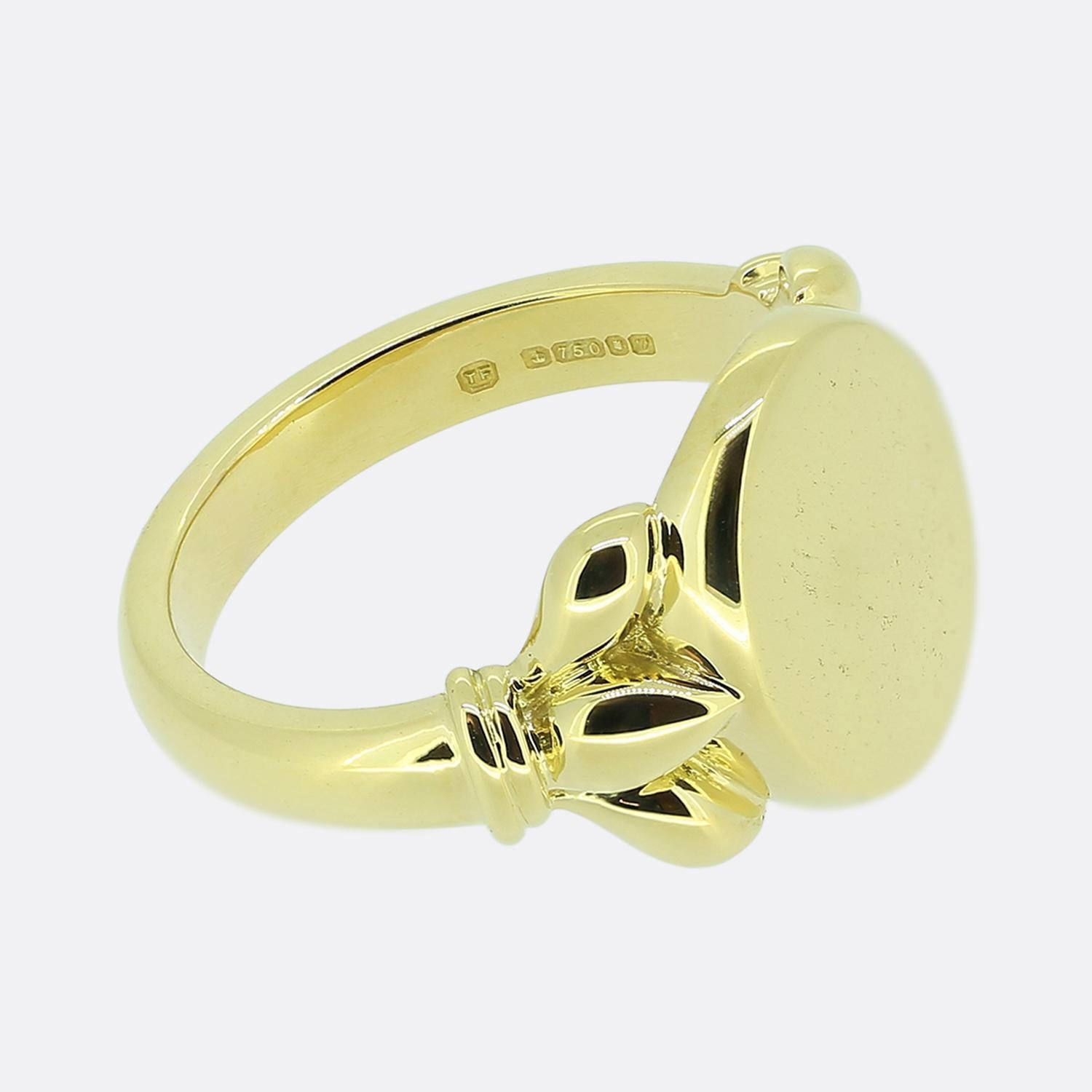 Theo Fennell Signet Ring In Good Condition For Sale In London, GB