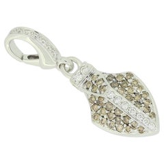 Theo Fennell White and Brown Diamond Quiver Charm