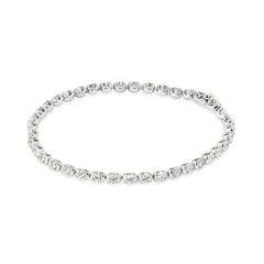 Pulsera Línea Diamante Oro Blanco Theo Fennell 5,81ct
