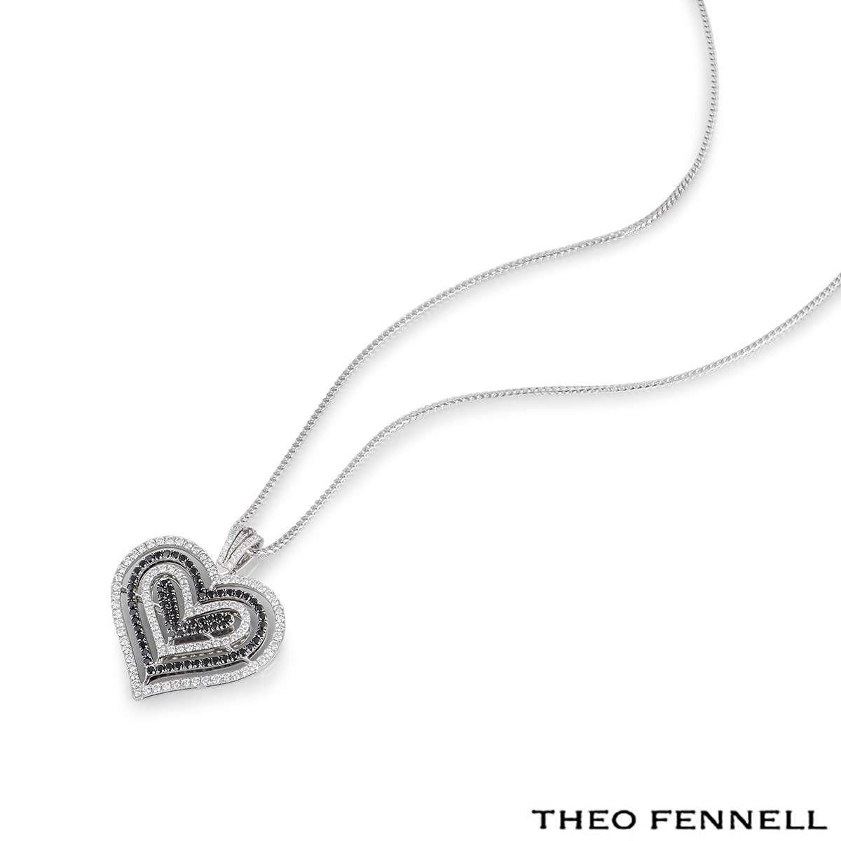 Round Cut Theo Fennell White Gold Diamond Pendant