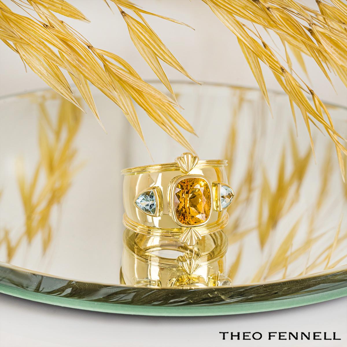 Theo Fennell Gelbgold Citrin & Topas Bombé Ring 2