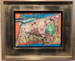 Caballo I Pferd Kubismus Mischtechnik Maroufle Vorrätig