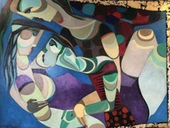 Zonder Titel Sin Título Pintura al Óleo sobre Lienzo Cubismo Contemporáneo En Stock