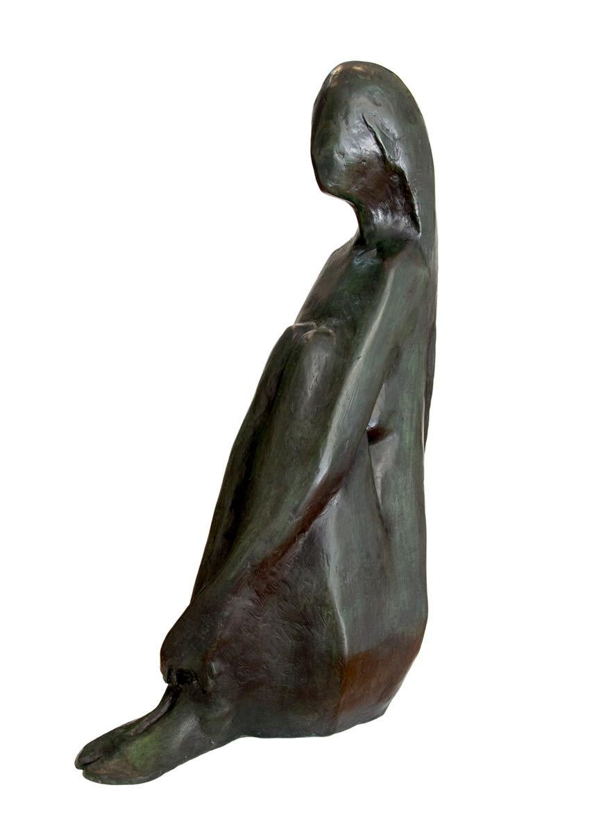 Theo Magaw Nude Sculpture – Sitzende Dame