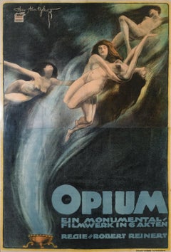 Cartel litografía "Opio" de Theo Matejko