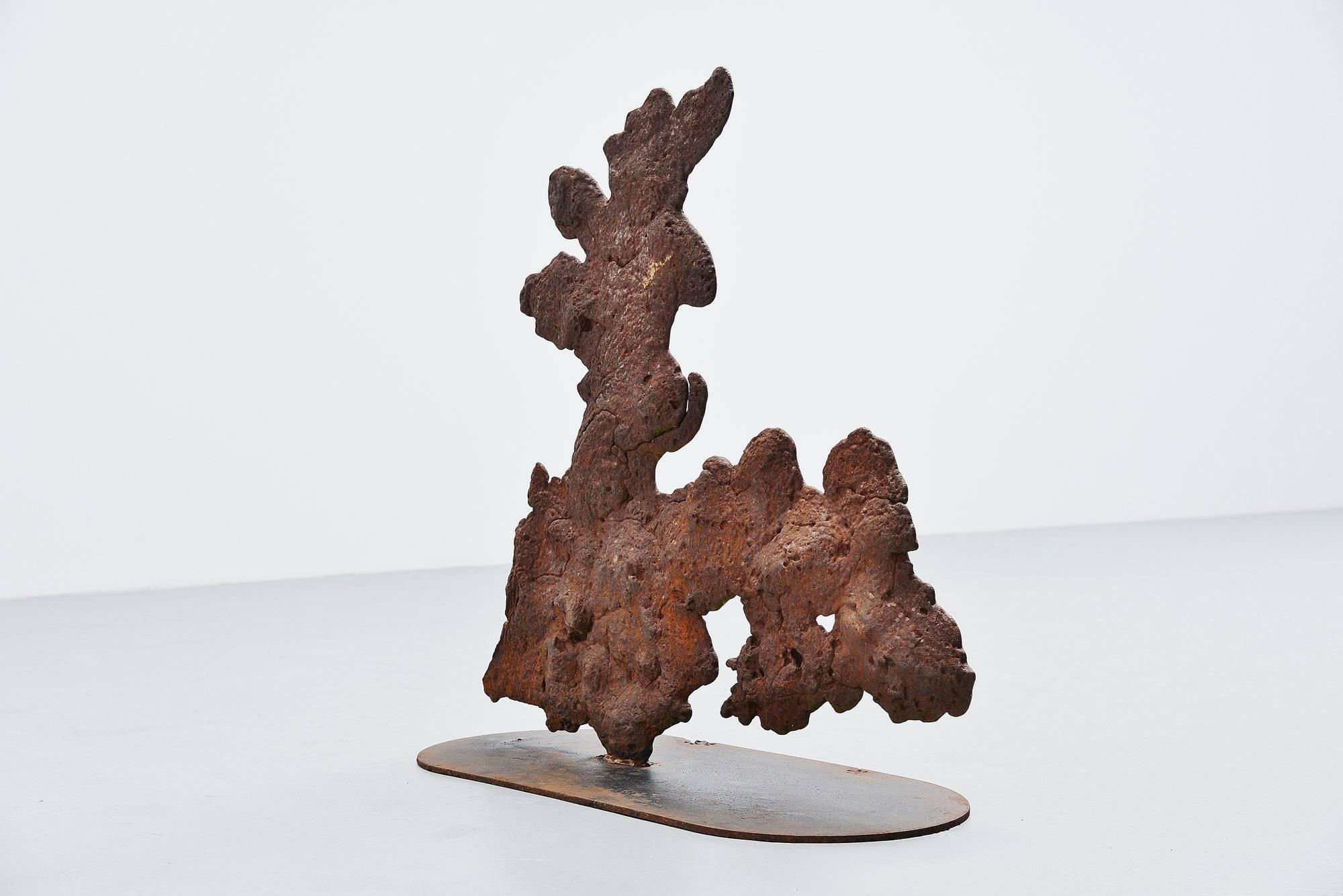Dutch Theo Niermeijer Abstract Modern Plant Sculpture, 1970 For Sale
