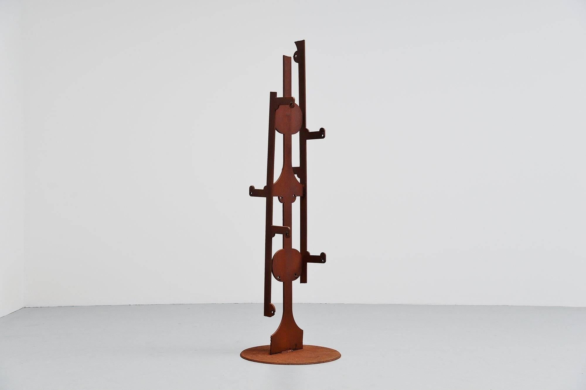 Dutch Theo Niermeijer Abstract Modern Tree Sculpture, 1970