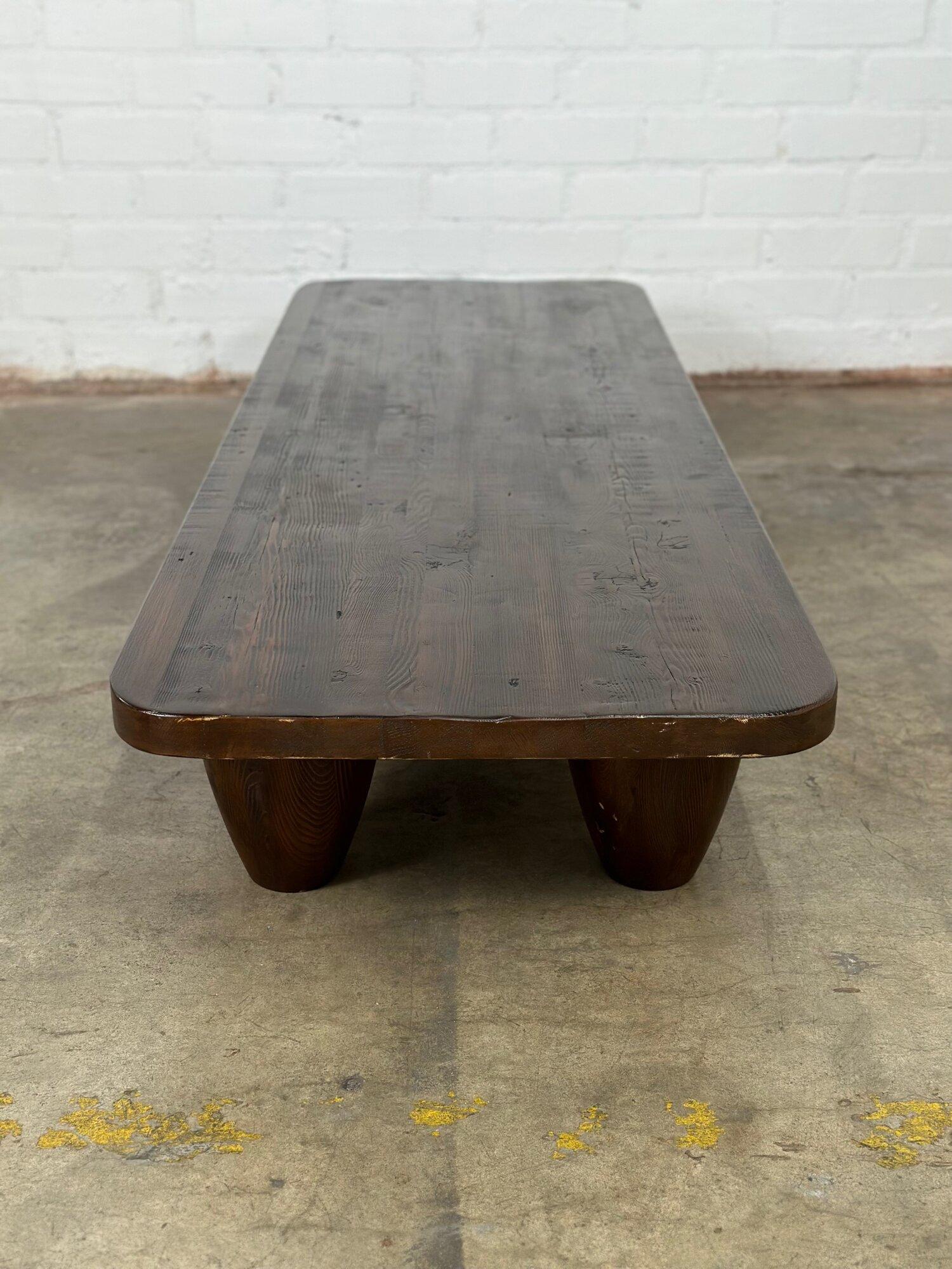 Modern “Theo” Primitive Coffee Table by Six Penny- Ebony Stain