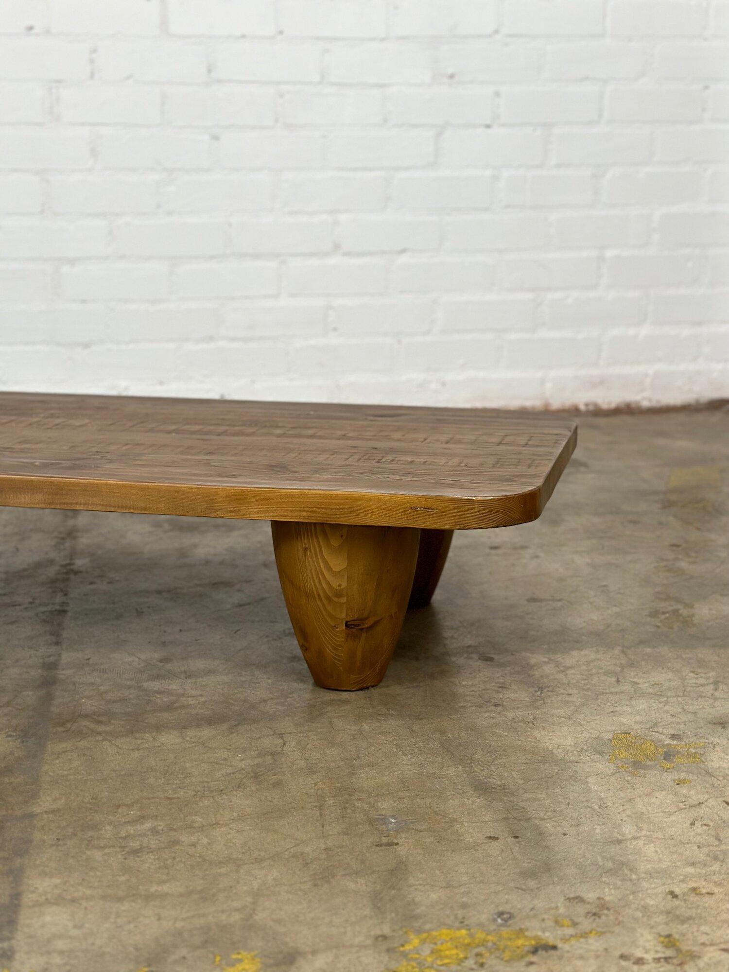 “Theo” Primitive Coffee Table by Six Penny- Light Stain- San Francisco 4