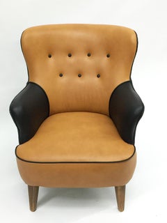 Leather Lounge Chair by Theo Ruth for Artifort, 1950s